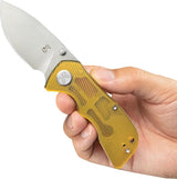 Kubey Karaji Linerlock Spear Ultem KU180H - D2 Tool Steel Drop Point Blade Ultem Handle Pocket Clip by Kubey