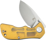Kubey Karaji Linerlock Spear Ultem KU180H - D2 Tool Steel Drop Point Blade Ultem Handle Pocket Clip by Kubey