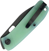 Kubey Hyde Linerlock Jade Black - 14C28N Sandvik Stainless Blade With Jade G10 Handle by Kubey