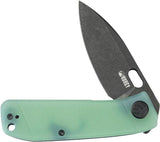Kubey Hyde Linerlock Jade Black - 14C28N Sandvik Stainless Blade With Jade G10 Handle by Kubey