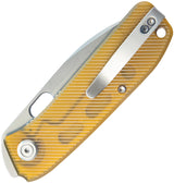 Kubey Hyde Linerlock Ultem KU2104I - 14C28N Sandvik Stainless Blade With Ultem Handle Thumb Pull And Pocket Clip by Kubey
