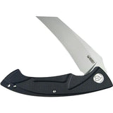 Kubey Anteater Nest Linerlock Black KU212I - Bead Blast Finish 3.5 Inch 14C28N Sandvik Stainless Blade With G10 Handle by Kubey