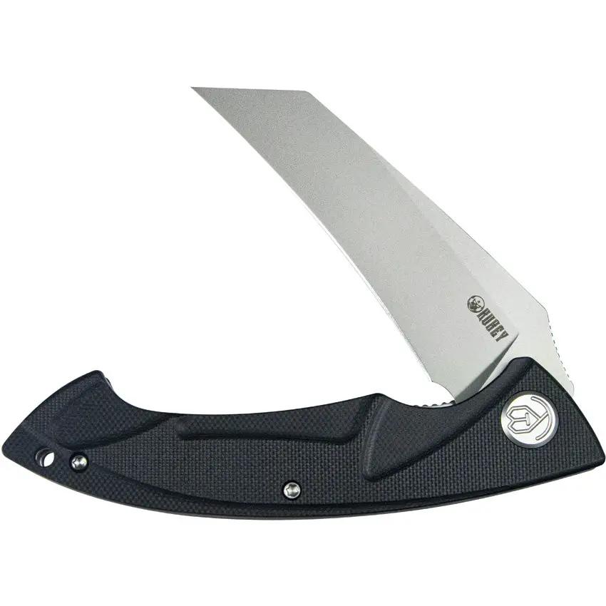 Kubey Anteater Nest Linerlock Black KU212I - Bead Blast Finish 3.5 Inch 14C28N Sandvik Stainless Blade With G10 Handle by Kubey