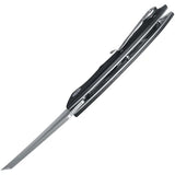 Kubey Anteater Nest Linerlock Black KU212I - Bead Blast Finish 3.5 Inch 14C28N Sandvik Stainless Blade With G10 Handle by Kubey
