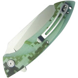 Kubey Anteater Nest Linerlock Camo KU212J - Bead Blast 14C28N Stainless Blade And Digital Camo G10 Handle by Kubey