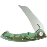 Kubey Anteater Nest Linerlock Camo KU212J - Bead Blast 14C28N Stainless Blade And Digital Camo G10 Handle by Kubey