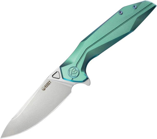 Kubey Nova Framelock Green Titanium KB235H by Kubey