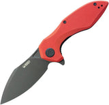 Kubey Noble Linerlock Red KU236P - Red G10 Handle With 14C28N Sandvik Clip Point Blade by Kubey