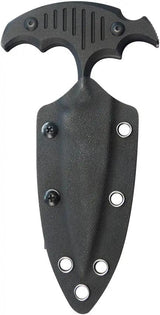 Kubey Medusa Push Dagger Black KU242C - 14C28N Sandvik Blade With Full Tang And Black G10 Handle Kydex Belt Sheath by Kubey
