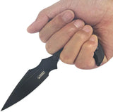 Kubey Medusa Push Dagger Black KU242C - 14C28N Sandvik Blade With Full Tang And Black G10 Handle Kydex Belt Sheath by Kubey