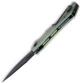 Kubey Raven Linerlock Black Jade KB245G - Jade G10 Handle With AUS-10A Stainless Blade by Kubey