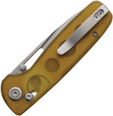 Kubey Bluff Axis Lock Ultem KU248E - 14C28N Sandvik Stainless Blade, Ultem Handle, Pocket Clip by Kubey