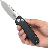 Kubey Bluff Axis Lock Ultem KU248E - 14C28N Sandvik Stainless Blade, Ultem Handle, Pocket Clip by Kubey