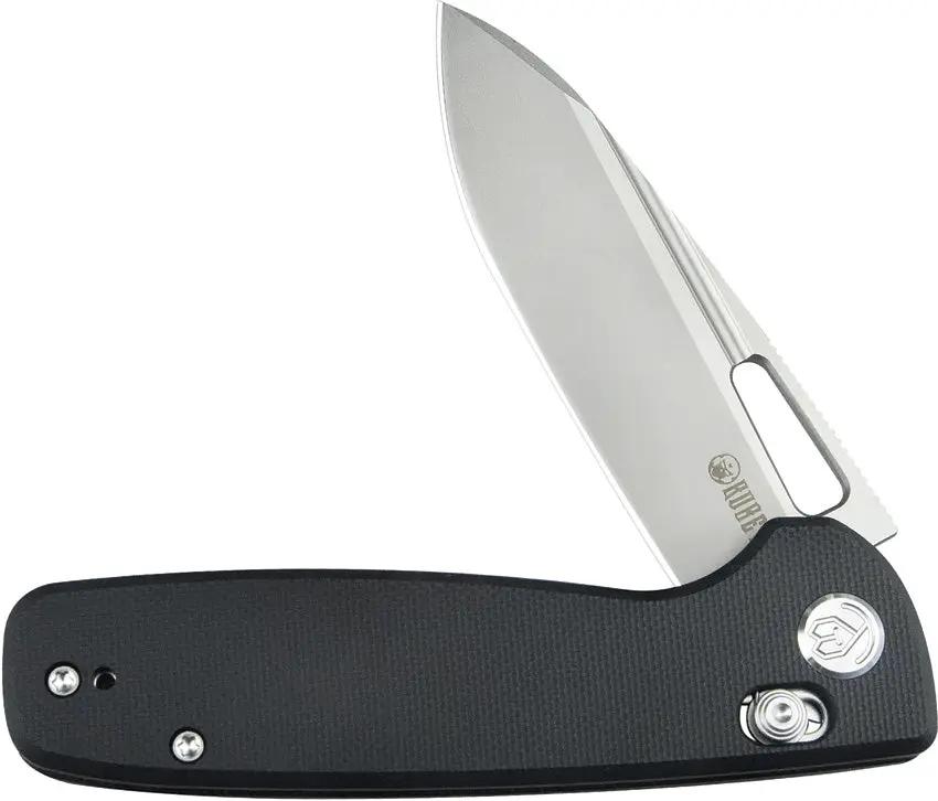 Kubey Bluff Axis Lock Ultem KU248E - 14C28N Sandvik Stainless Blade, Ultem Handle, Pocket Clip by Kubey