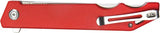 Kubey Pylades Linerlock Red KU253F - AUS 10A Stainless Blade With Red G10 Handle And Pocket Clip by Kubey