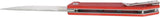 Kubey Pylades Linerlock Red KU253F - AUS 10A Stainless Blade With Red G10 Handle And Pocket Clip by Kubey
