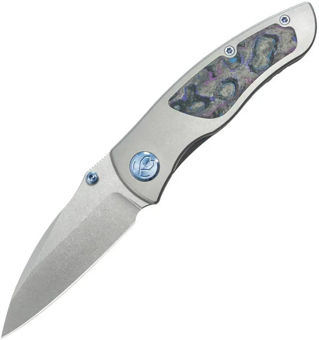 Kubey Vertigo Framelock CamoCarbon KB258C - S35VN Wharncliffe Blade For Everyday Carry by Kubey