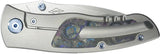 Kubey Vertigo Framelock CamoCarbon KB258C - S35VN Wharncliffe Blade For Everyday Carry by Kubey