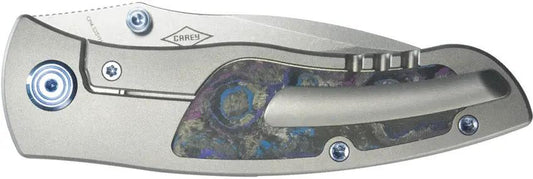 Kubey Vertigo Framelock CamoCarbon KB258C - S35VN Wharncliffe Blade For Everyday Carry by Kubey