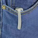 Kubey Sylow Framelock Gray Titanium Handle Knife - Wharncliffe Blade And Stonewash 14C28N Sandvik Steel by Kubey