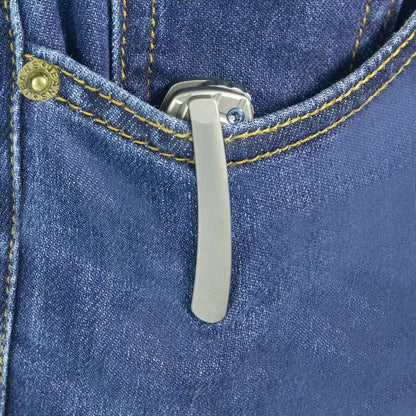 Kubey Sylow Framelock Gray Titanium Handle Knife - Wharncliffe Blade And Stonewash 14C28N Sandvik Steel by Kubey