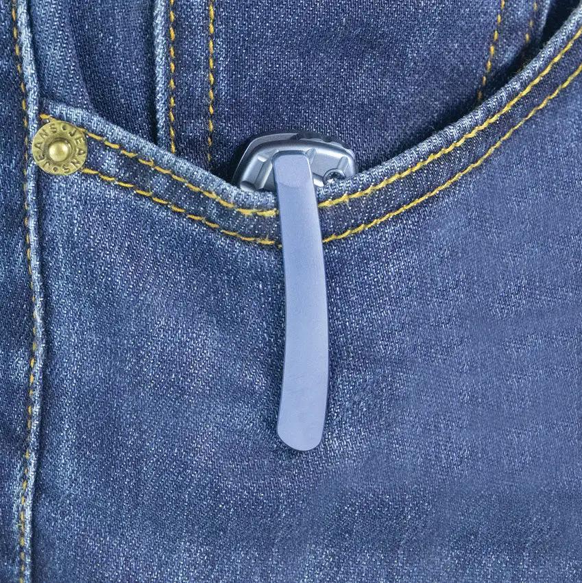 Kubey Sylow Framelock Blue Ti Knife - 14C28N Sandvik Stainless Wharncliffe Blade With Titanium Handle by Kubey
