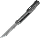 Kubey Sylow Framelock Dark SW KU260C - 3.5-Inch Wharncliffe Blade In 14C28N Sandvik Stainless, Titanium Handle by Kubey