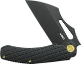 Kubey Sylow Framelock - Black Titanium Handle Framelock Knife With 14C28N Sandvik Blade by Kubey
