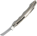 Kubey Wrath Karambit Linerlock Tan KU261C - Stonewash 14C28N Sandvik Stainless Karambit Blade Tan G10 Handle by Kubey