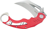 Kubey Wrath Karambit Linerlock Red KU261D - Red G10 Handle 14C28N Sandvik Blade Extended Tang by Kubey