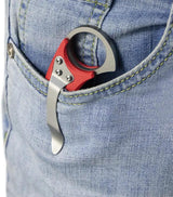 Kubey Wrath Karambit Linerlock Red KU261D - Red G10 Handle 14C28N Sandvik Blade Extended Tang by Kubey