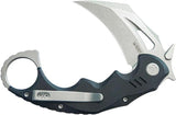 Kubey Mini Wrath Karambit Linerlock KU262A - Compact 4.5 Inch Closed Knife With 2.5 Inch Stonewashed Blade by Kubey