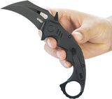 Kubey Mini Wrath Karambit Linerlock KU262E - Compact 4.5in Closed Knife With 2.5in 14C28N Blade And G10 Handle by Kubey