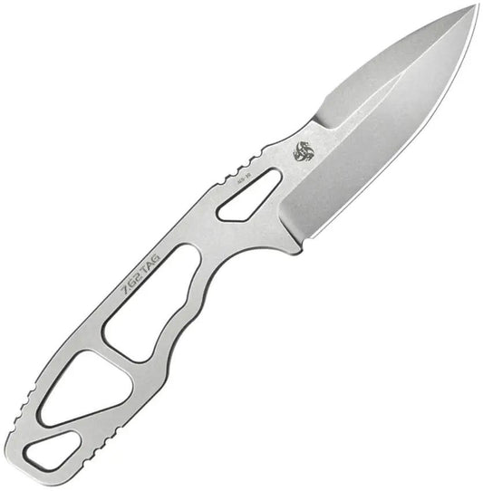 Kubey TAG Hydra Fixed Blade KU282A - One Piece Construction With Skeletonized Handle And AUS10A Blade by Kubey