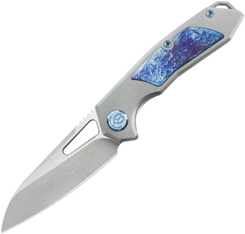 Kubey Vagrant Framelock Timascus KB284H by Kubey