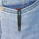 Kubey Vagrant Linerlock Black Red KU291K - 3in AUS-10A Blade, Red G10 Handle, Pocket Clip by Kubey