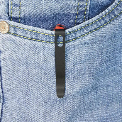 Kubey Vagrant Linerlock Black Red KU291K - 3in AUS-10A Blade, Red G10 Handle, Pocket Clip by Kubey