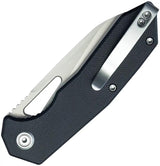 Kubey Vagrant Linerlock Black KU291N - Sturdy AUS-10A Blade With Black G10 Handle And Pocket Clip by Kubey