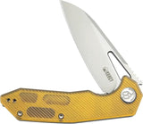 Kubey Vagrant Linerlock Ultem KU291Q - Ultem Handle EDC Knife With AUS-10A Stainless Blade And Thumb Pull Pocket Clip by Kubey