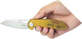Kubey Vagrant Linerlock Ultem KU291Q - Ultem Handle EDC Knife With AUS-10A Stainless Blade And Thumb Pull Pocket Clip by Kubey