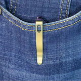 Kubey Vagrant Linerlock Purple KB291S - 3 Inch Bohler M390 Blade With Purple G10 Handle And Pocket Clip by Kubey