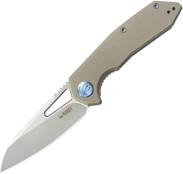Kubey Vagrant Linerlock Tan G10 KB291T by Kubey