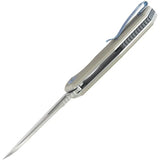 Kubey Vagrant Linerlock Tan G10 KB291T - 3 Inch Bohler M390 Stainless Blade, Tan Handle by Kubey