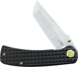 Kubey Interflow Framelock Ti Black KB294C - Titanium-Handled Satin M390 Blade With Extended Tang by Kubey