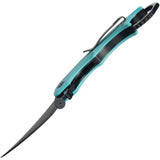 Kubey Rogue Karambit Tiffany KU298D - Tiffany Blue G10 Handle, 14C28N Sandvik Blade, Extended Tang by Kubey