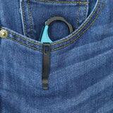 Kubey Rogue Karambit Tiffany KU298D - Tiffany Blue G10 Handle, 14C28N Sandvik Blade, Extended Tang by Kubey