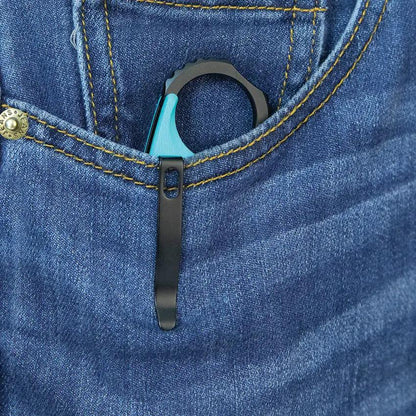 Kubey Rogue Karambit Tiffany KU298D - Tiffany Blue G10 Handle, 14C28N Sandvik Blade, Extended Tang by Kubey