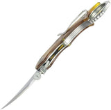 Kubey Rogue Pikal Karambit Linerlock KU298G - 3 Inch Stonewash 14C28N Sandvik Stainless Blade Ultem Handle by Kubey