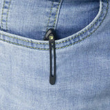 Kubey Barracuda Linerlock Knife - Black Bohler M390 Blade, Titanium Handle, Extended Tang by Kubey