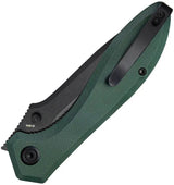 Kubey Ruckus Linerlock Green KU314L - Green G10 Handle With AUS-10A Stainless Blade And Pocket Clip by Kubey